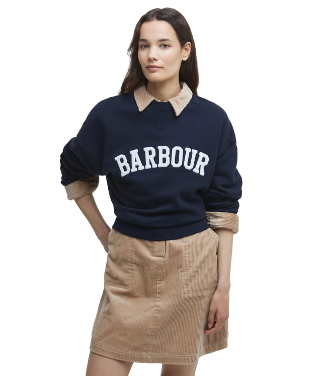 Women's Barbour Silverdale Sweatshirt - Navy
