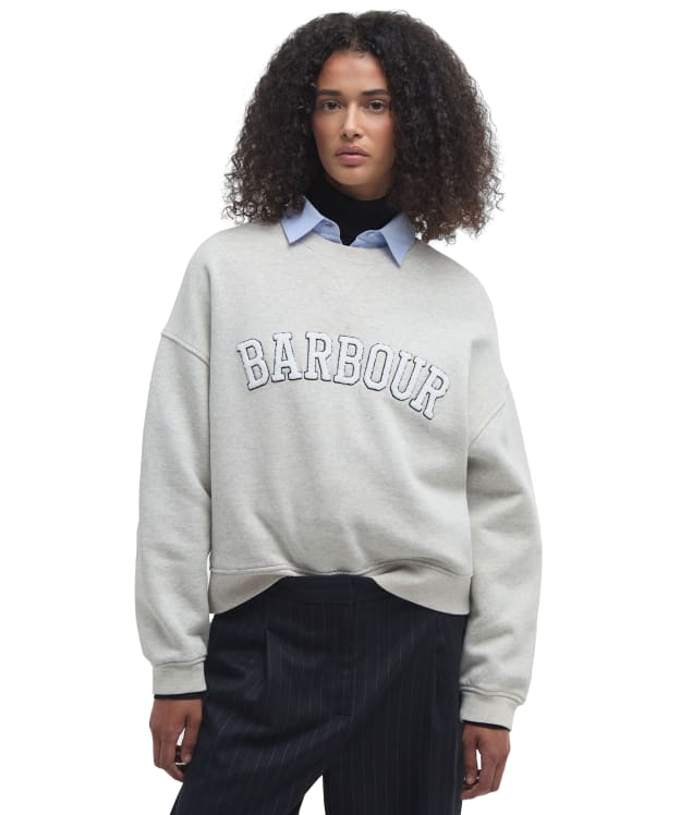 Women's Barbour Silverdale Sweatshirt - Cloud Marl
