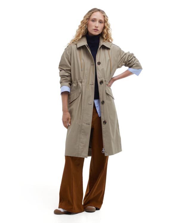 Women's Barbour Fearne Waterproof Jacket - Light Trench