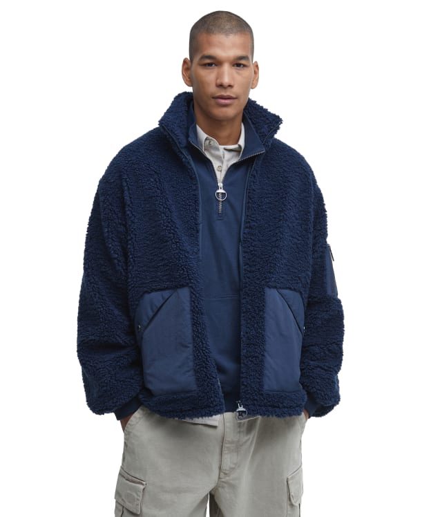 Men's Barbour Weardale Fleece Jacket - Navy