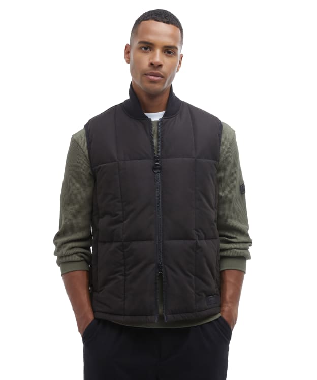 Men's Barbour International Ulwick Puffer Gilet - Black