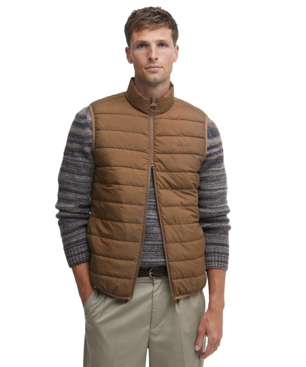 Men's Barbour Bradbury Puffer Gilet - Fossil