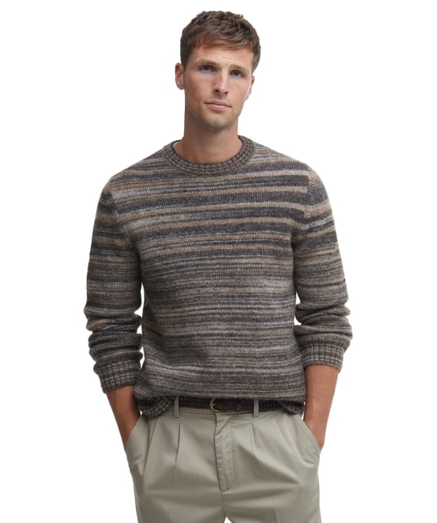 Men's Barbour Pateley Crew Neck Sweater - Charcoal
