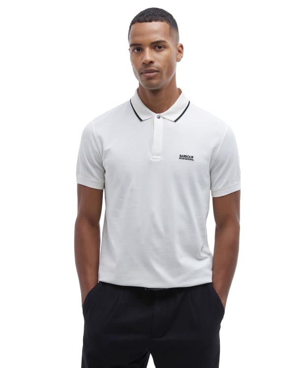 Men's Barbour International Murphy Polo Shirt - Whisper White