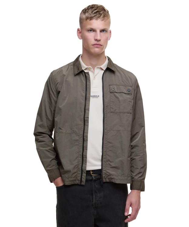 Men's Barbour International Inline Overshirt - Major Brown