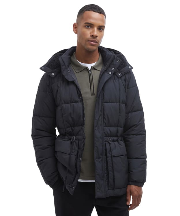 Men's Barbour International Gillside Puffer Jacket - Black