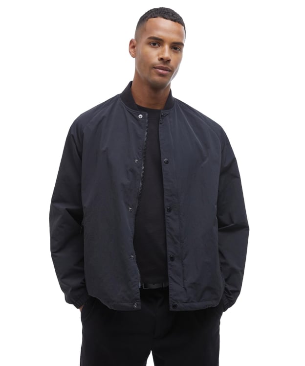 Men's Barbour International Mosswold Showerproof Jacket - Black