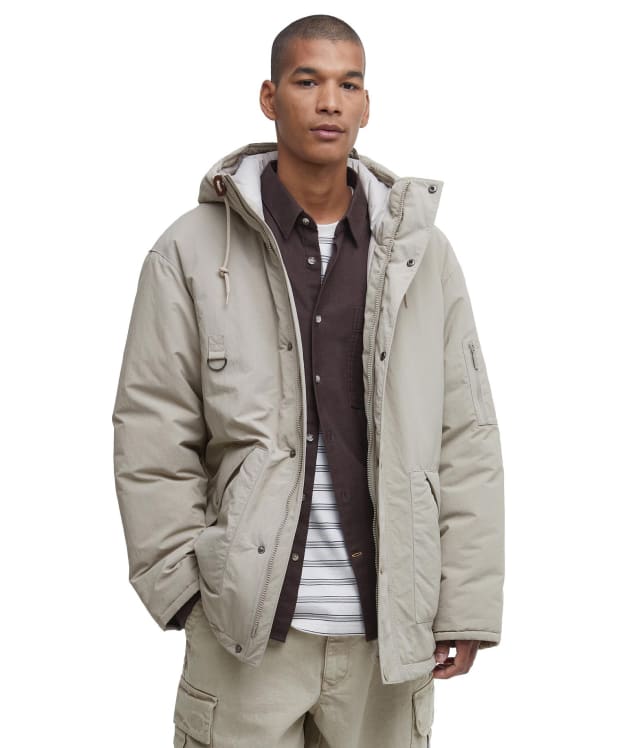Men's Barbour Shoreman Showerproof Jacket - Concrete