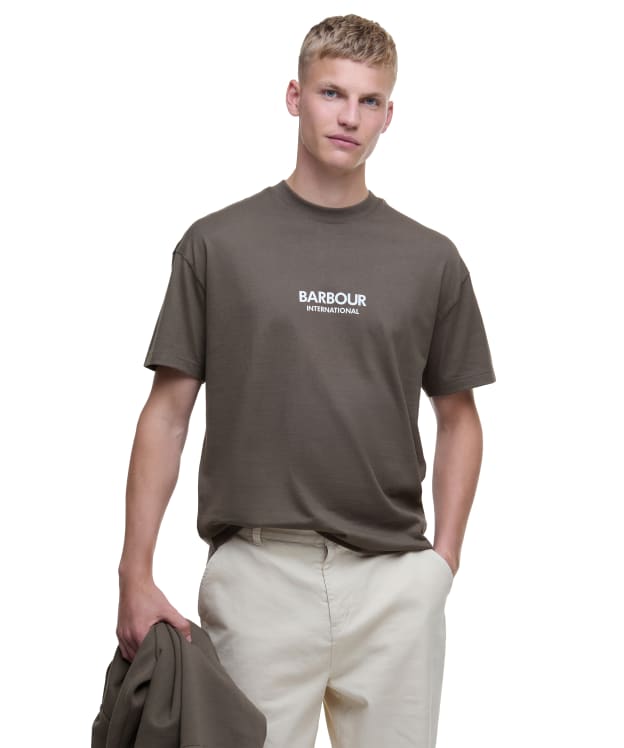 Men's Barbour International Os Formula T-Shirt - Major Brown