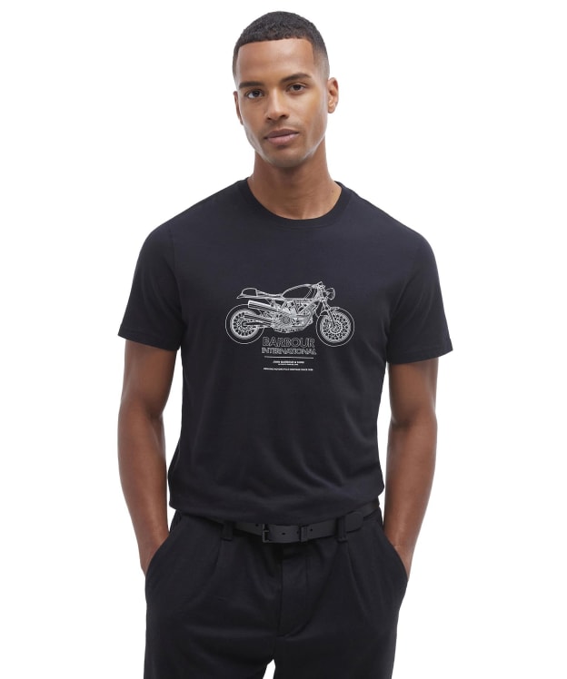 Men's Barbour International Morley Graphic T-Shirt - Black