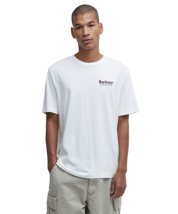 Men's Barbour Thornley Relaxed Fit Graphic T-Shirt - Whisper White