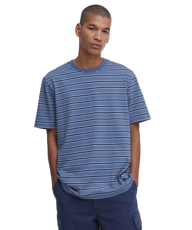 Men's Barbour Elderslie Relaxed Fit Striped T-Shirt - Navy
