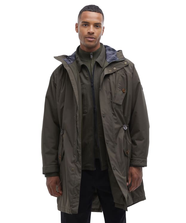 Men's Barbour International Melford Waterproof Jacket - Olive