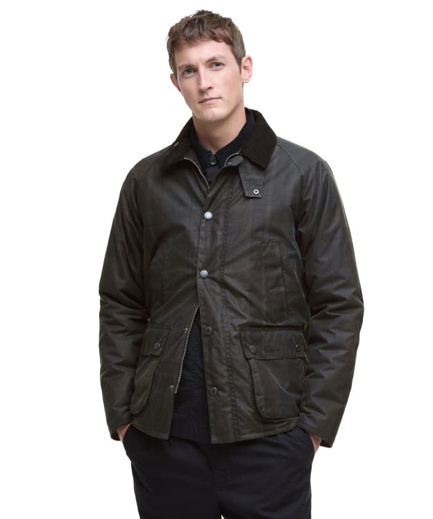 Men's Barbour Modern Check Bedale Waxed Jacket - Dundee Tartan