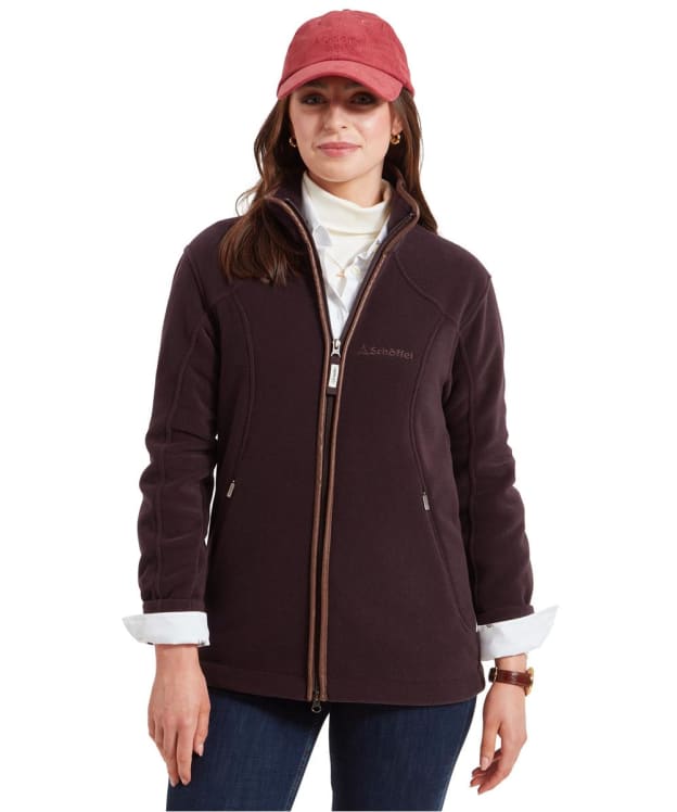 Women's Schöffel Burley II Fleece Jacket - Port