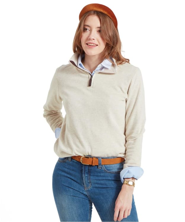 Women's Schöffel Appletree Bay 1/4 Zip Sweatshirt - Oat