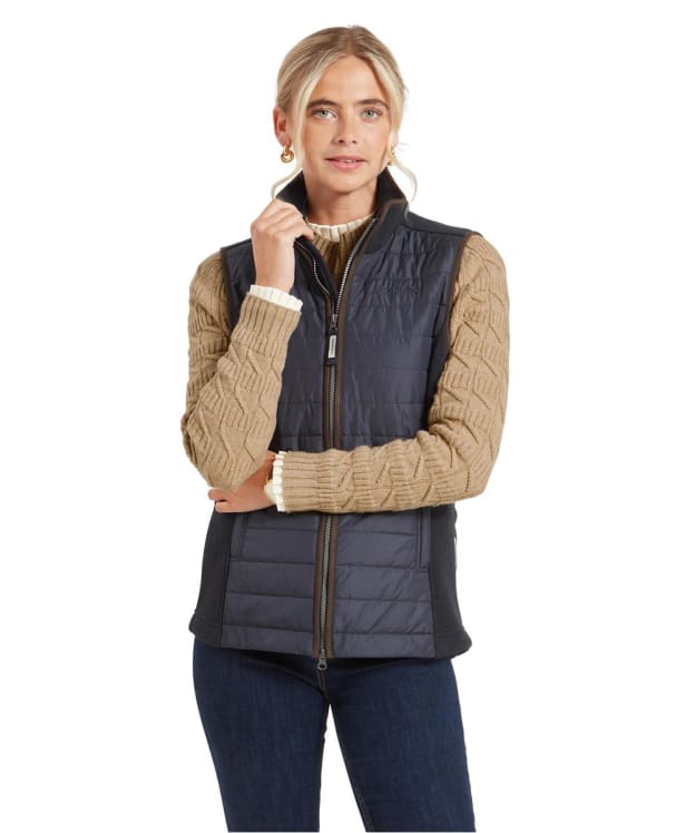 Women's Schöffel Lyndon Hybrid Gilet - Petrol Blue