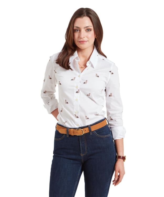 Women's Schoffel Norfolk Long Sleeve Shirt - Teckle Print