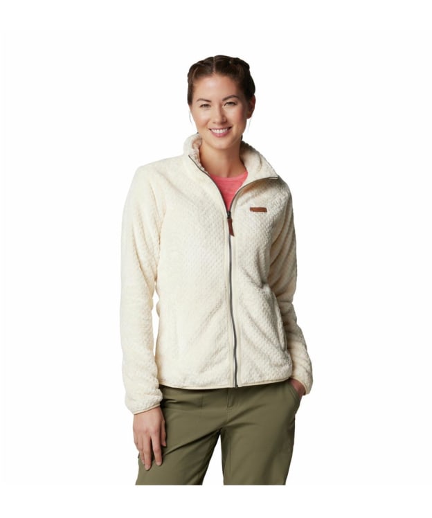 Women's Columbia Fire Side™ II Sherpa Full Zip Fleece Jacket - Chalk