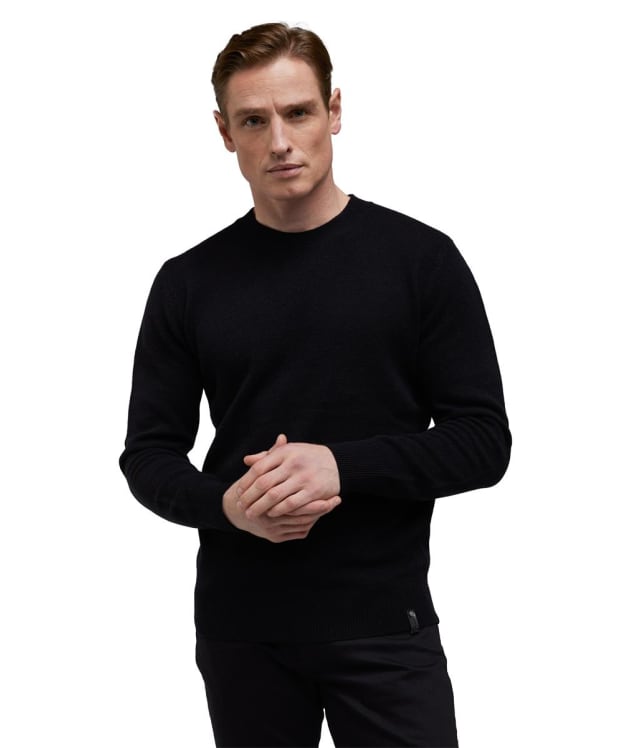Men's Holland Cooper Byron Crew Neck Knit - Black