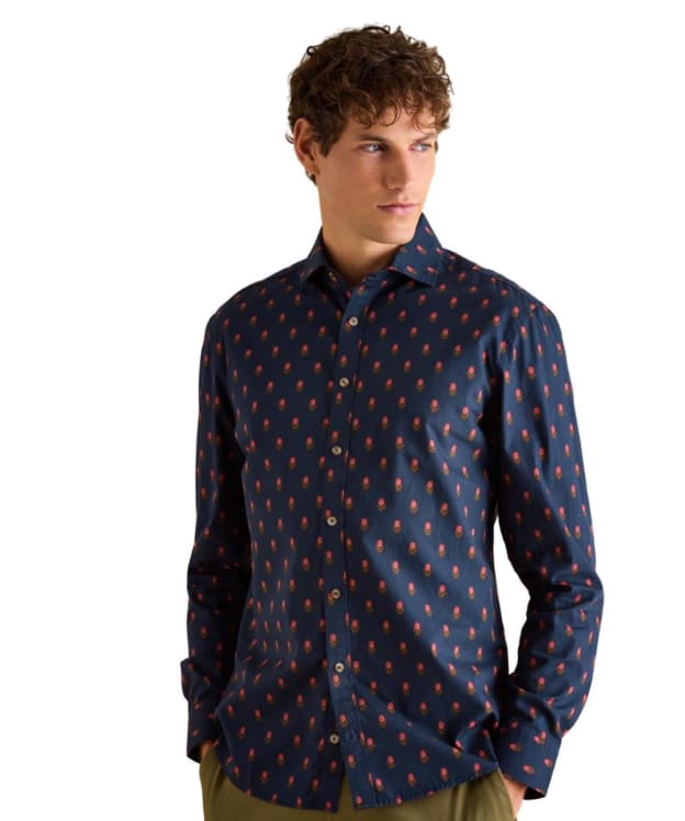 Men's Joules Invitation Classic Fit Shirt - Navy Ditsy