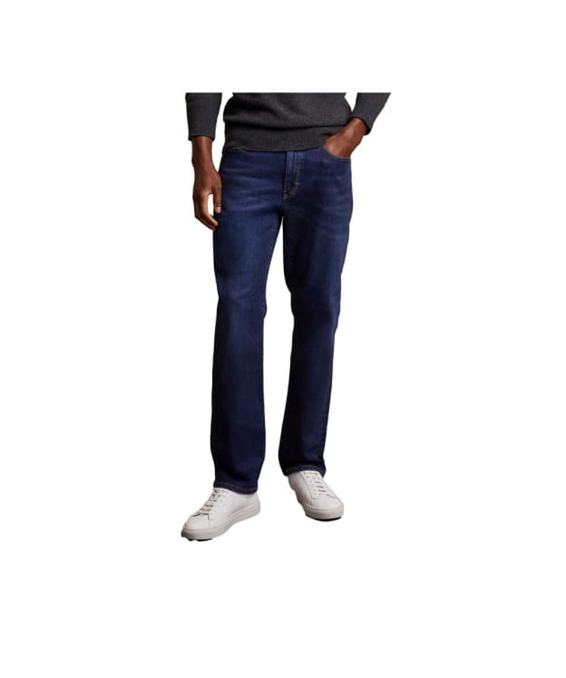 Men's Holland Cooper Classic Straight Fit Jeans - Washed Indigo