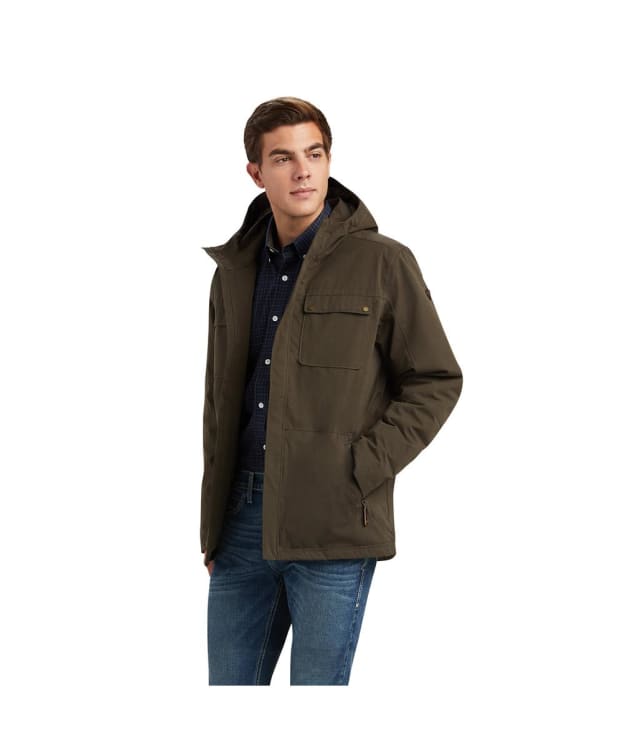 Men’s Ariat Argentium Water Repellent Parka - Earth