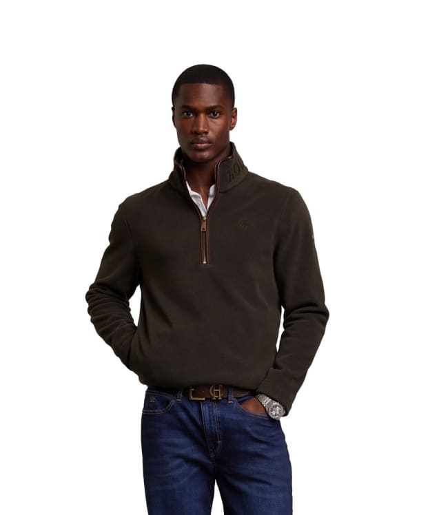 Men's Holland Cooper Country Quarter Zip Fleece - Khaki
