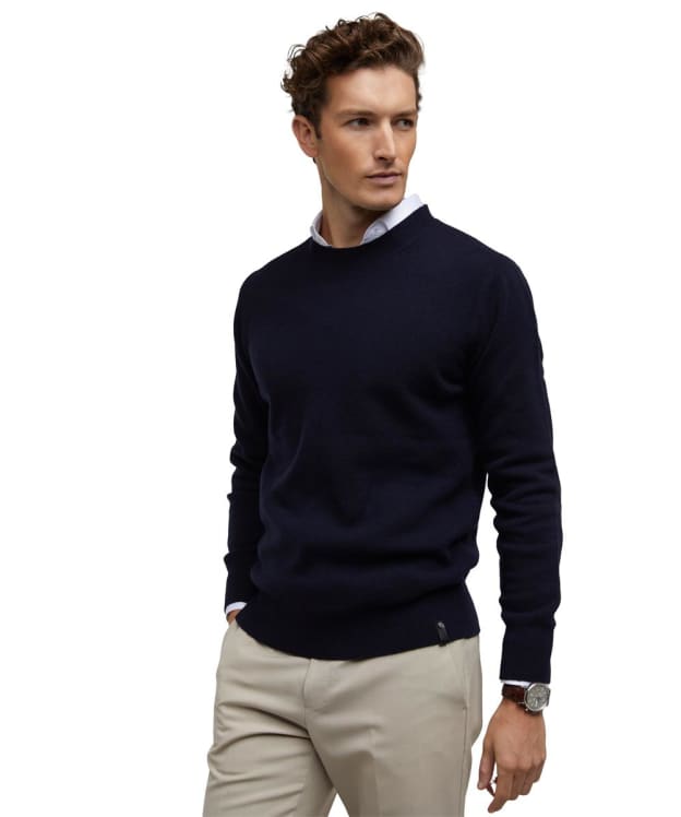Men's Holland Cooper Byron Crew Neck Knit - Navy