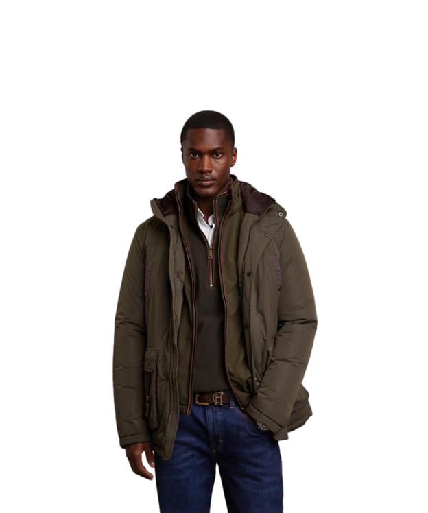 Men's Holland Cooper Stamford Waterproof Field Coat - Khaki