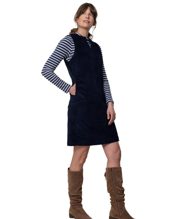 Women's Lily & Me Belle Cord Dress - Navy