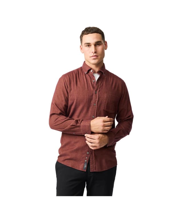Men's Rodd & Gunn Barhill Brushed Twill Shirt - Rust