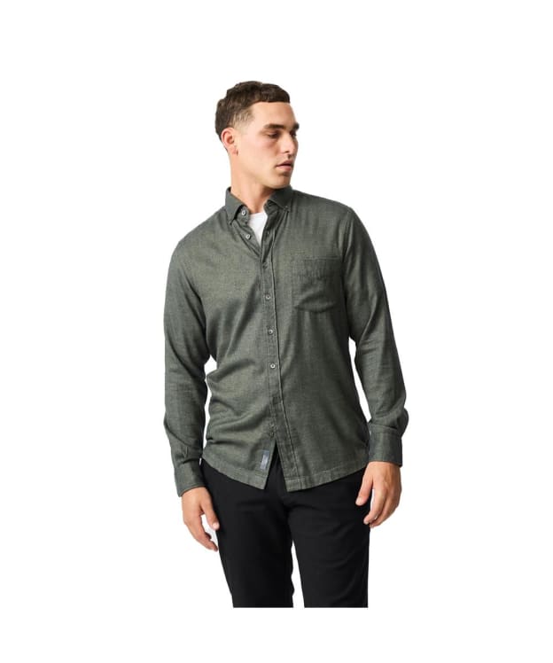 Men's Rodd & Gunn Barhill Brushed Twill Shirt - Forest