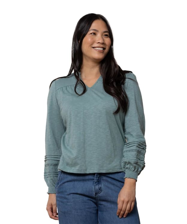 Women's Lily & Me Bette Blouse - Duckegg