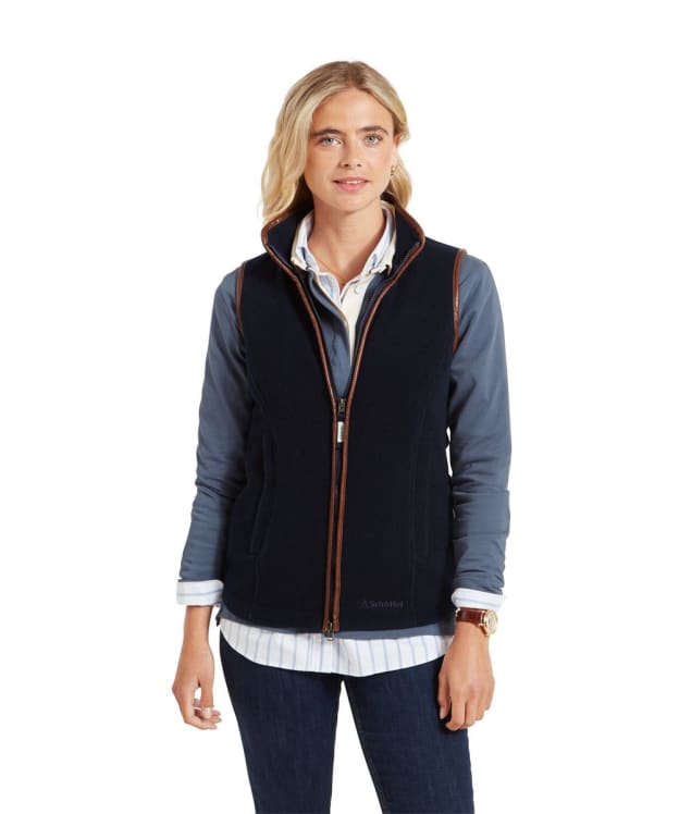 Women's Schoffel Lyndon Fleece Gilet - Navy