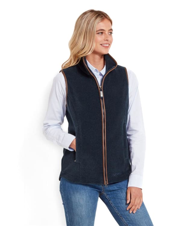 Women's Schoffel Lyndon Fleece Gilet - Petrol Blue