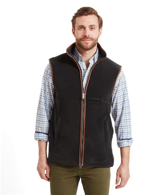 Men's Schoffel Oakham Fleece Gilet - Gunmetal