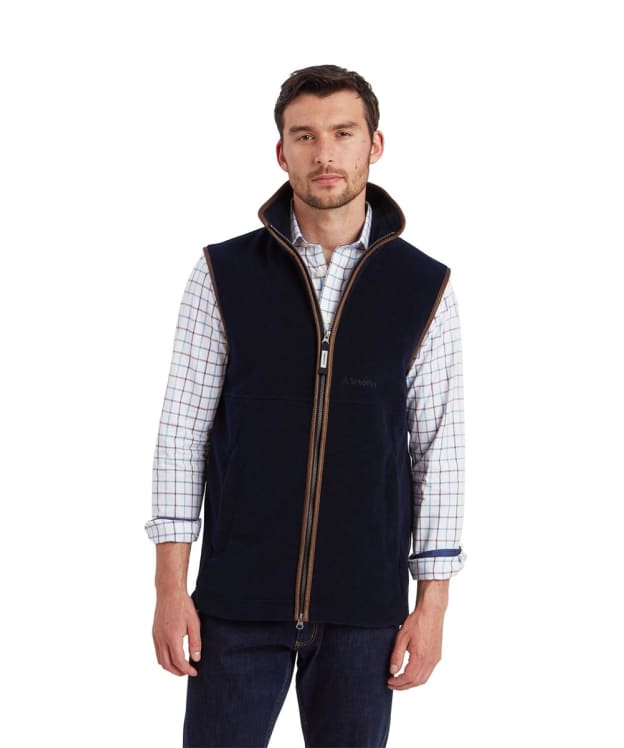 Men's Schoffel Oakham Fleece Gilet - Navy