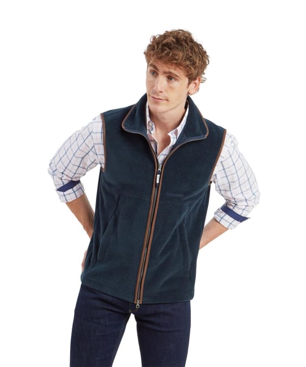 Men's Schoffel Oakham Fleece Gilet - Petrol Blue