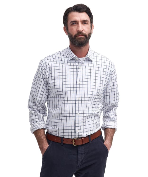 Men's Barbour Hanstead Country Active Shirt - Blue