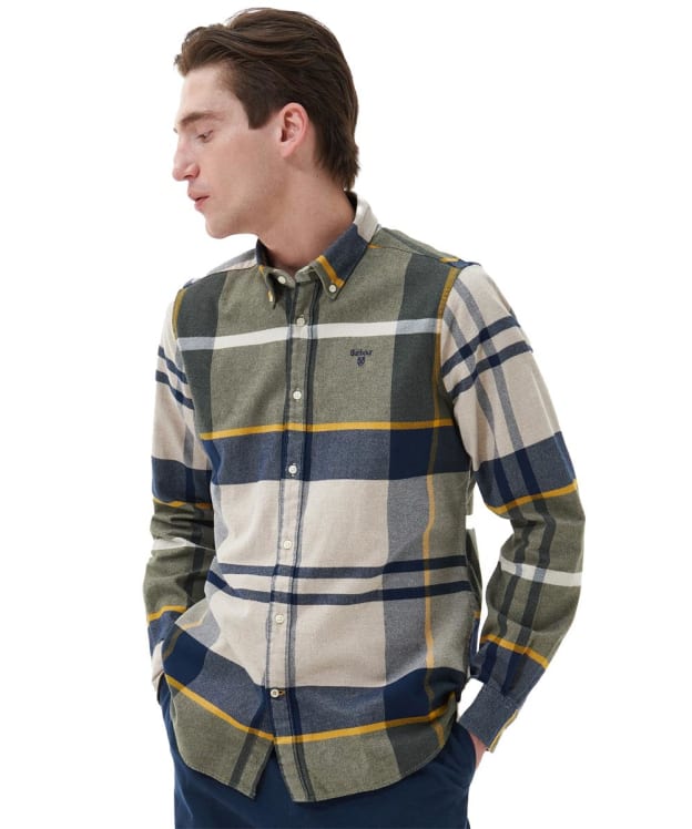 Men’s Barbour Iceloch Tailored Shirt - Forest Mist