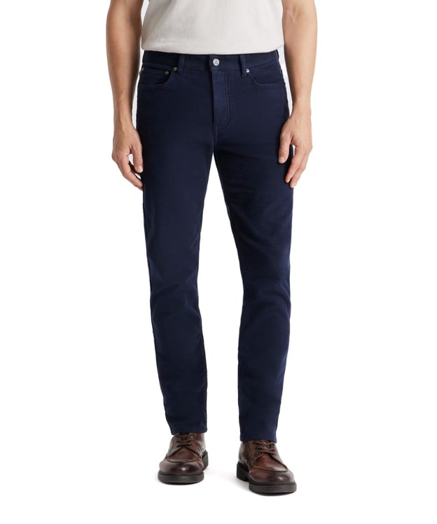 Men's Spoke Fives Moleskin Trousers - Dark Navy