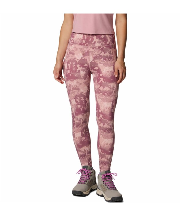 Women's Columbia Boundless Trek Leggings - Eraser Pink Deco Camo