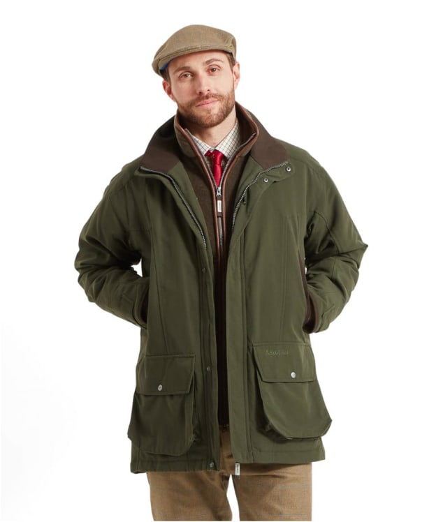 Men’s Schoffel Classic Ptarmigan Waterproof Coat - Hunter Green