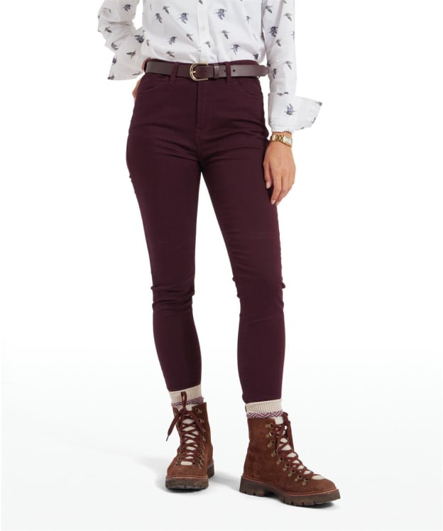 Women’s Schoffel Poppy Jeans - Deep Plum