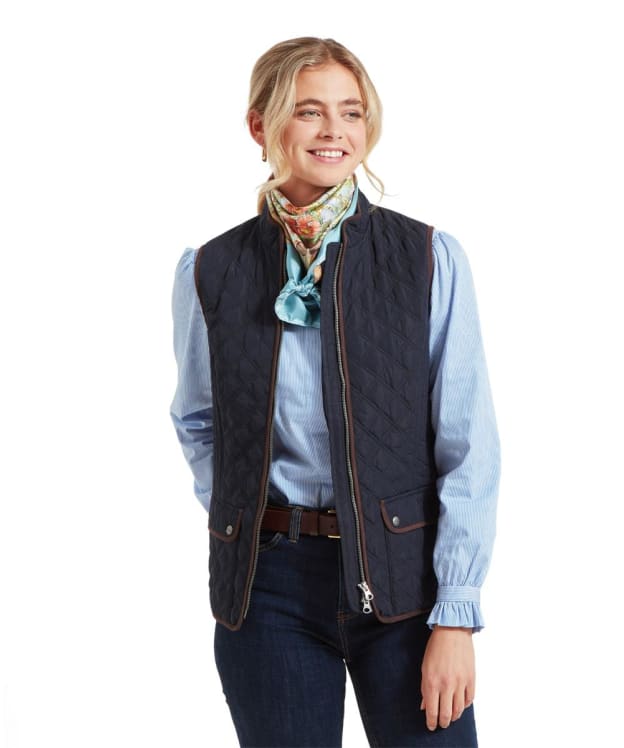 Women’s Schoffel Quilted Gilet - Midnight
