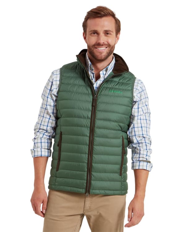 Men's Schöffel Bowden Down Gilet - Pine Green