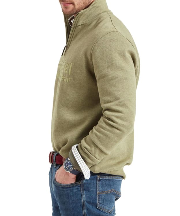 Men's Schoffel Bude Sweatshirt - Light Khaki Marl