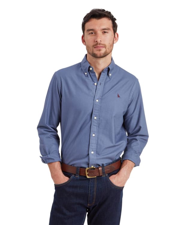 Men's Schöffel Cavendish Oxford Shirt - Vintage Navy