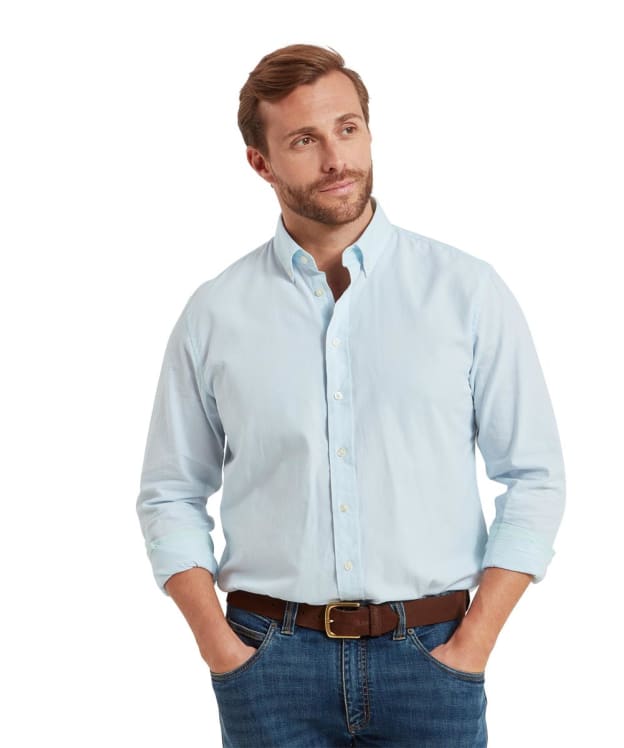 Men's Schöffel Titchwell Tailored Shirt - Pale Blue